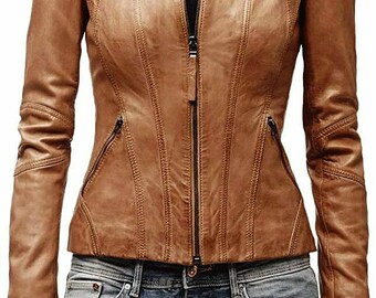 Vintage Leather Jacket - Etsy