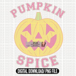 Pumpkin Spice , fall , png file , digital download , thanksgiving