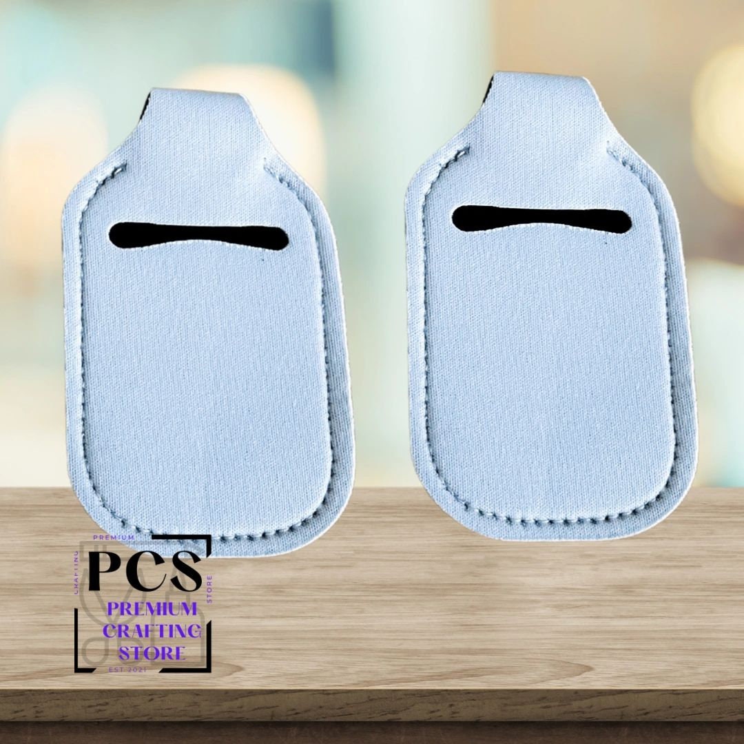 Suobstales 3-teiliges Travel Bottle Keychain Set – Mit Lippenstift- & Desinfektionshalter