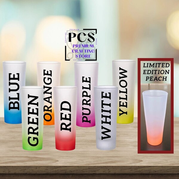 Frosted Glasses Etsy