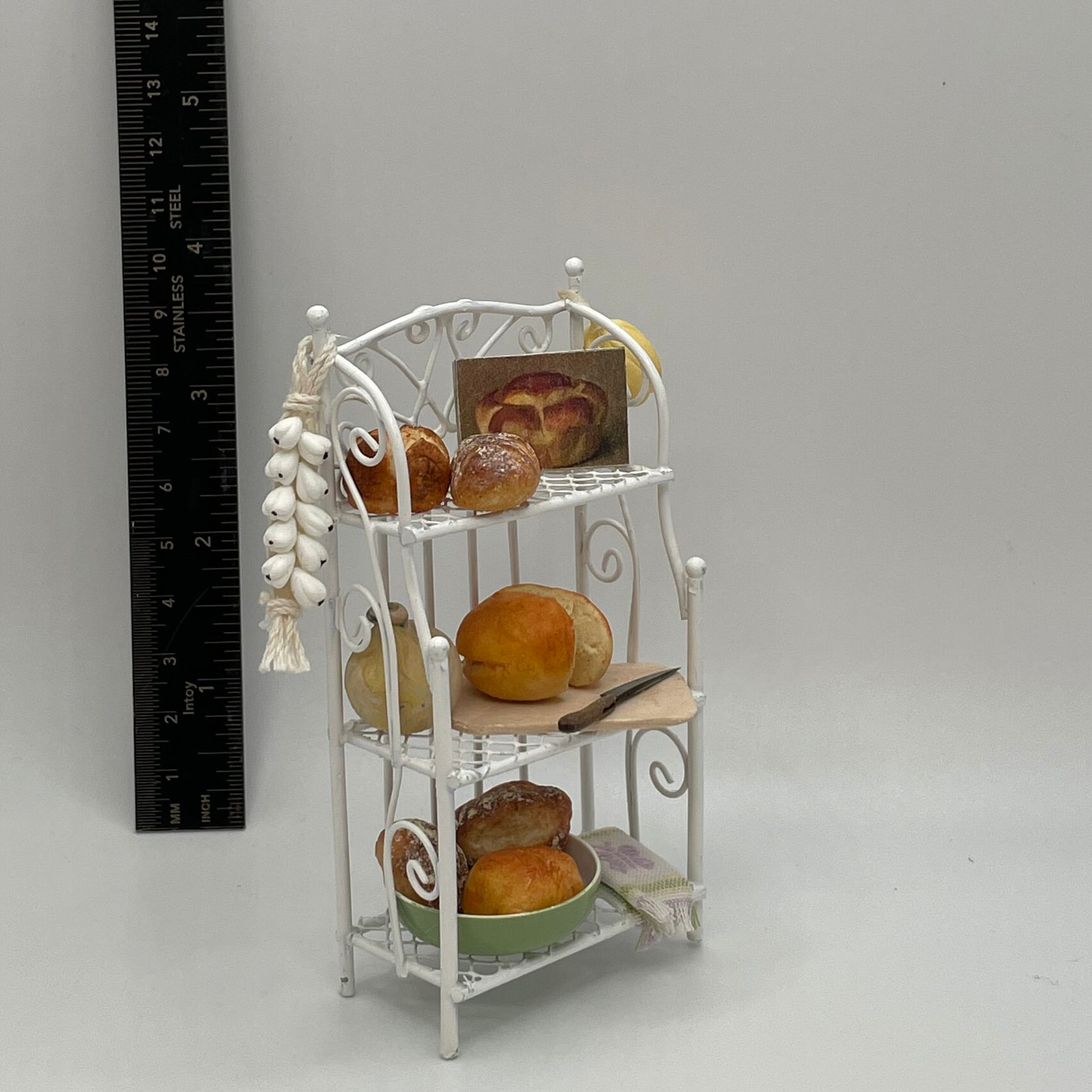 Miniature Mini Micro 1:12 Scale Bread Cheese Rack Doll - Etsy