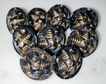 Set van 9 decoratieve Vintage knoppen