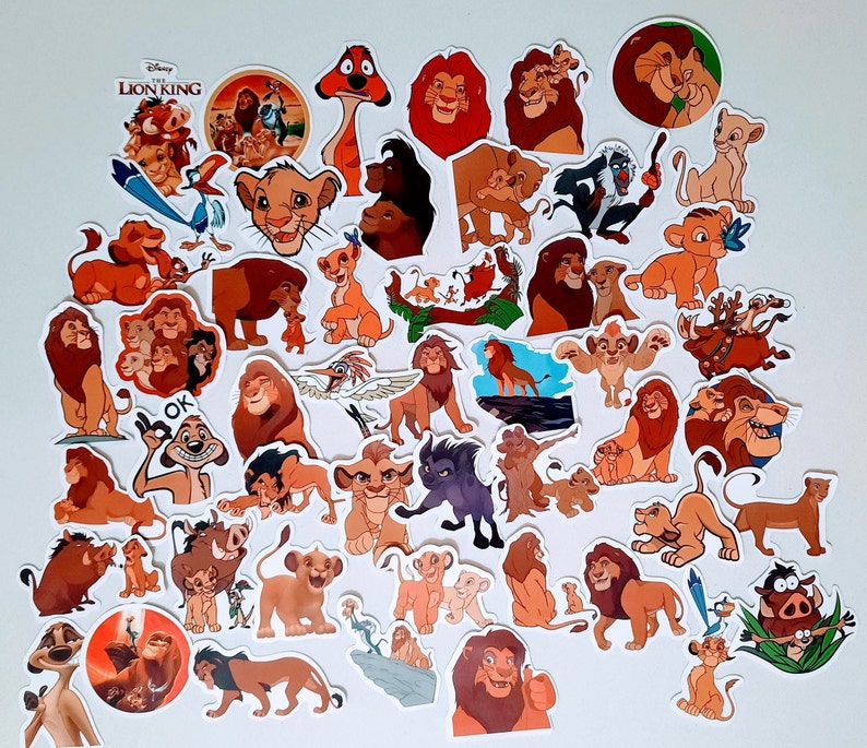 Lion King Stickers Random Sticker Pack Etsy