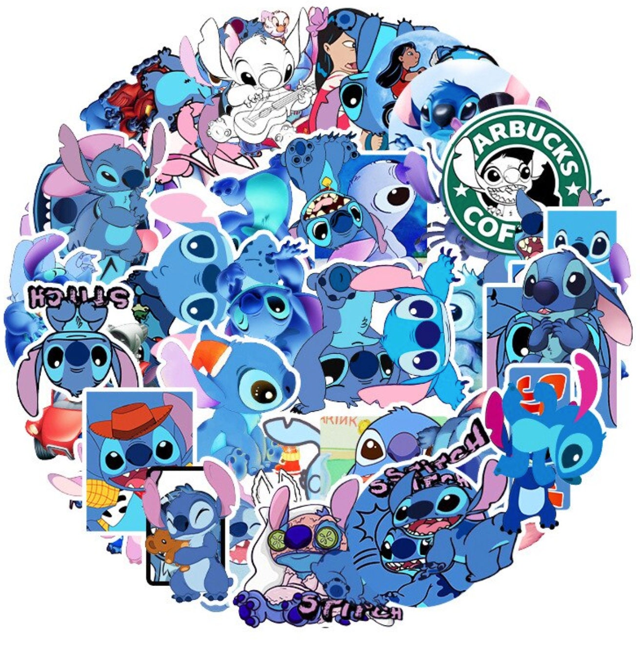 Kawaii Stitch Sticker Koala Cartoon Stickers Laptop Stickers Aesthetic  Stickers Waterbottle Stickers Computer Stickers Vinyl Stickers