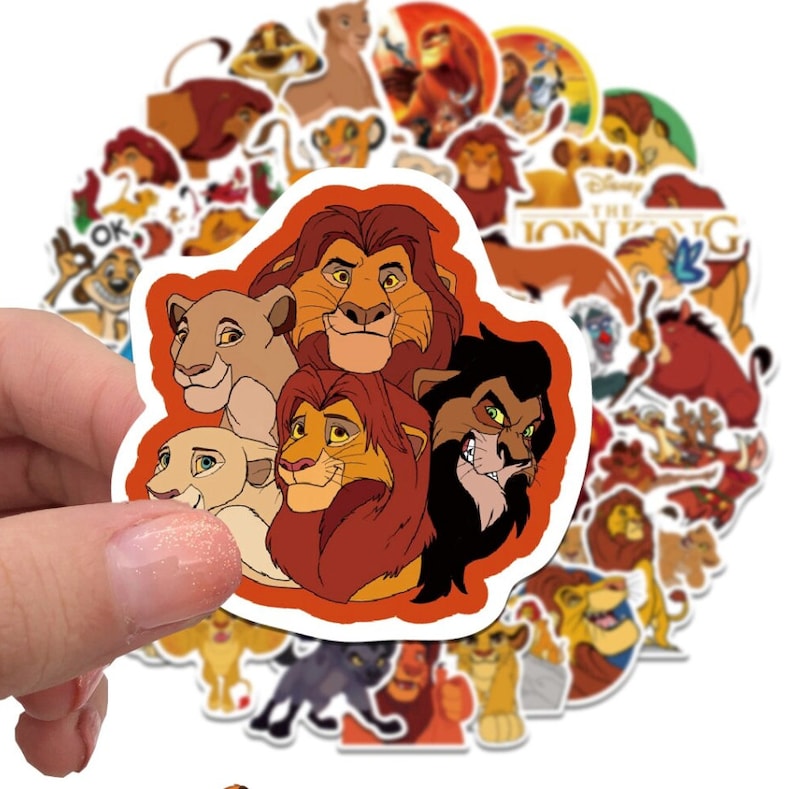 Lion King Stickers Random Sticker Pack Etsy