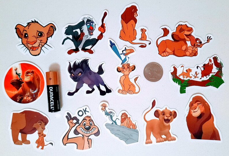 Lion King Stickers Random Sticker Pack Etsy