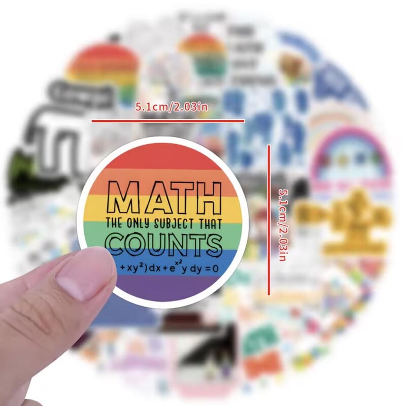 I Love Math Stickers | Random Sticker Pack - Etsy