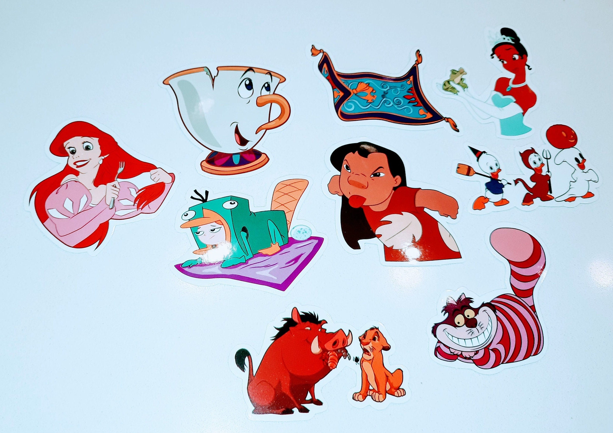 Cute Disney Cartoon Character Stickers Random 10 PCS - No