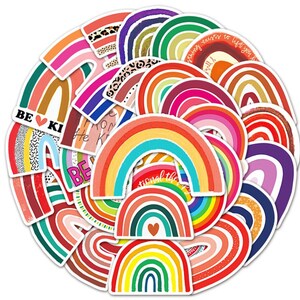 Rainbow Stickers / Paquete de pegatinas aleatorias