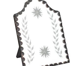 Floral Stone Designed Mirrors