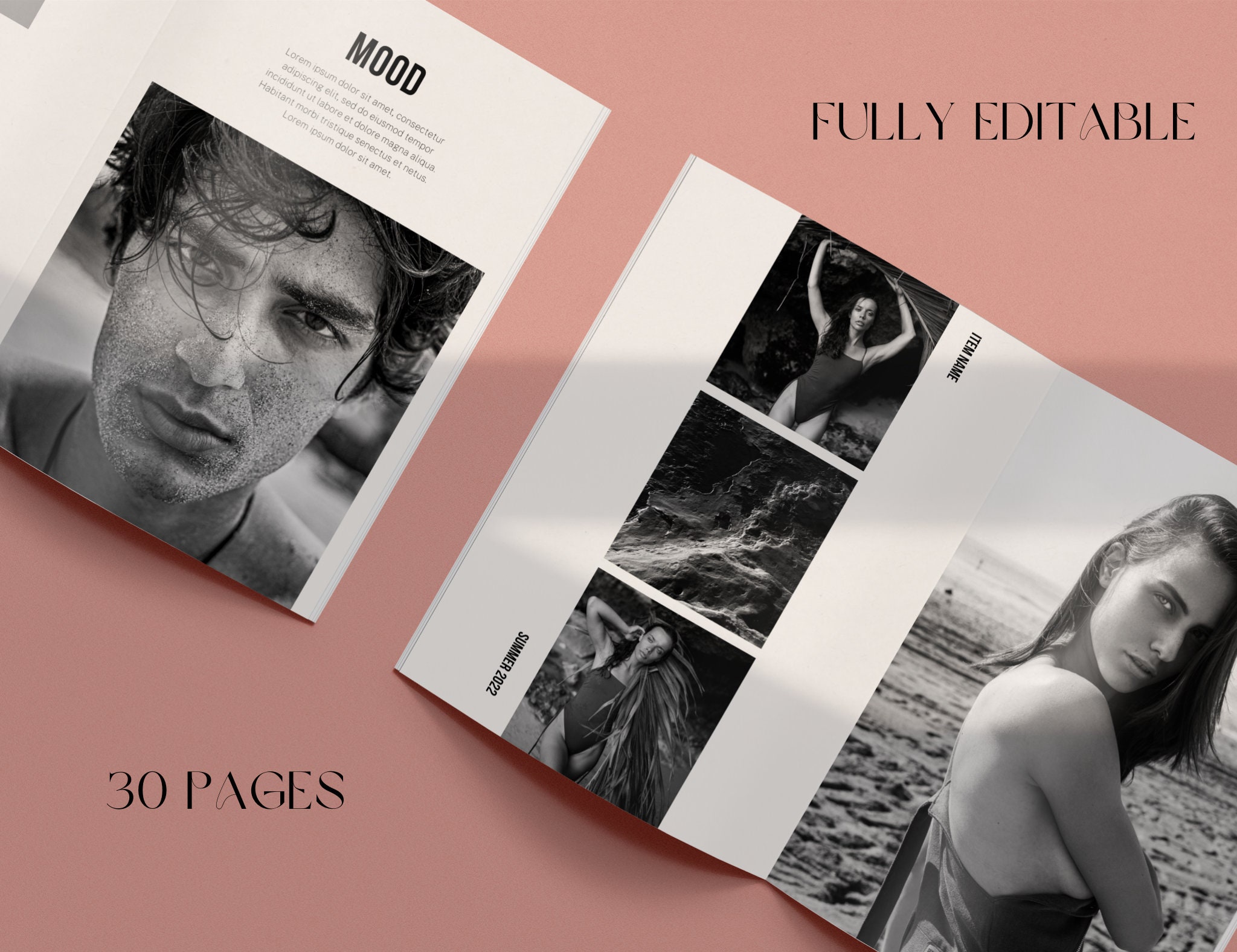 Spring Magazine Model Edition Spring Magazine Lookbook Template – UEUFA