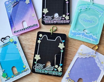 Photocard Holders Keychain for Kpop/Anime Photocard series 2