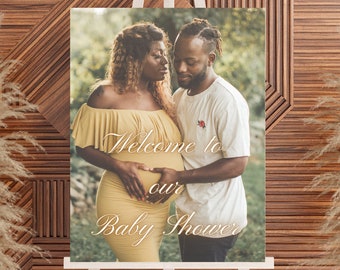 Welcome to our Baby Shower Sign - Baby Shower Sign - Maternity Sign - Welcome Sign - Custom Sign - Personalized Sign