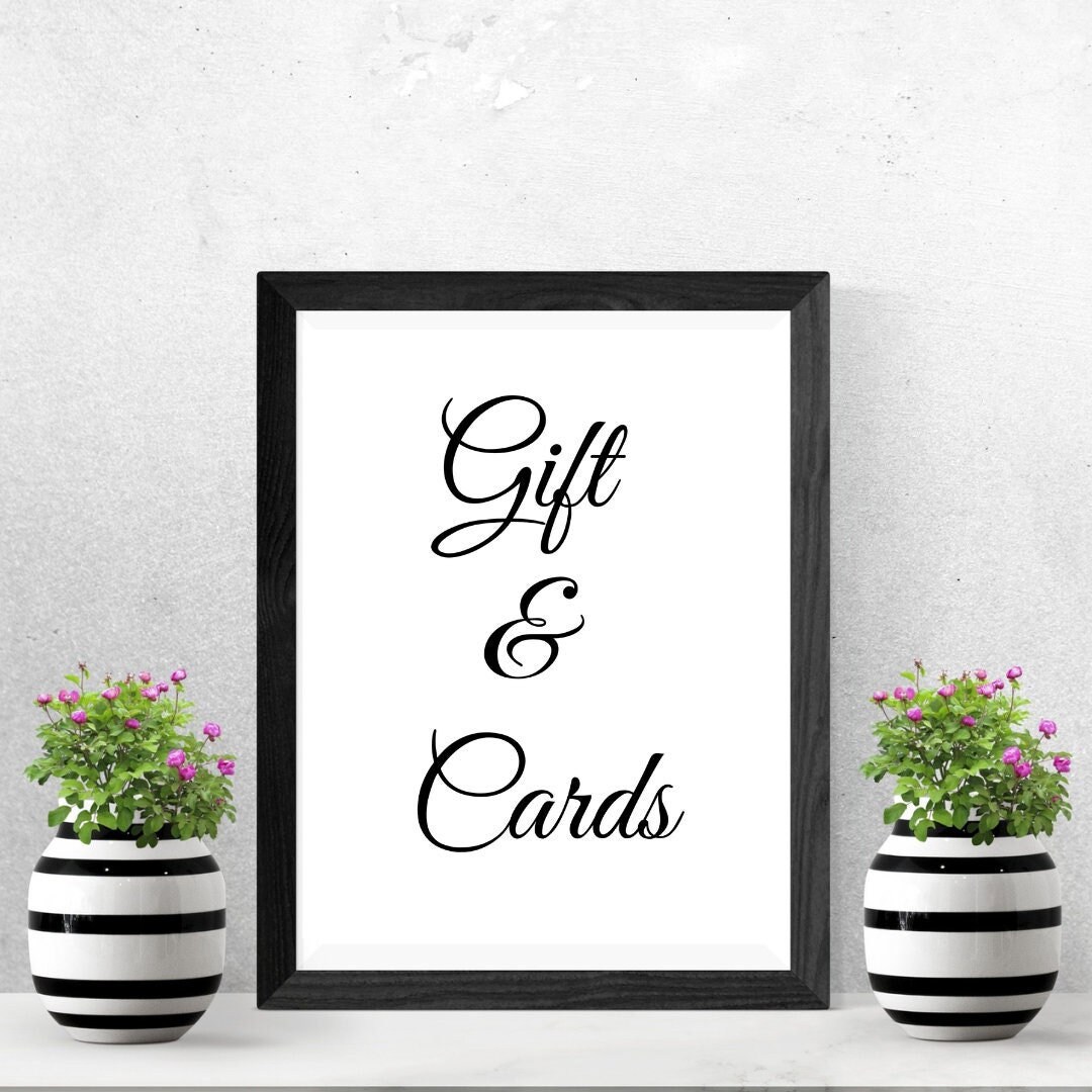 Gifts Cards Sign Cards Sign Wedding Signs Sign for Wedding Download Gifts Cards Sign Cards Sign Wedding Signs Sign for Wedding Download