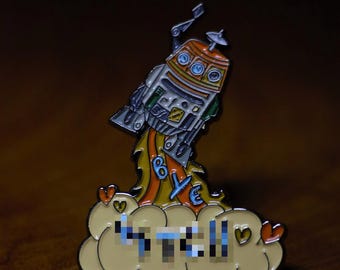 Cheeky Chopper Enamel Pin