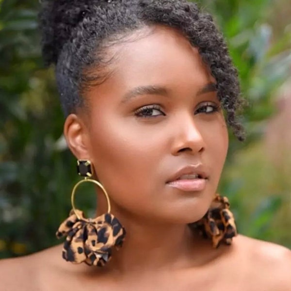 Chandelier Hoop Earrings Etsy