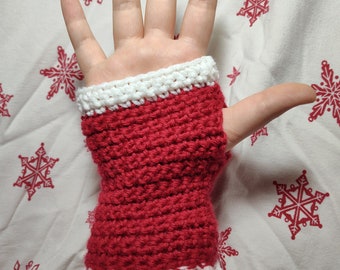 Cozy Crochet Fingerless Gloves (READ DESCRIPTION)