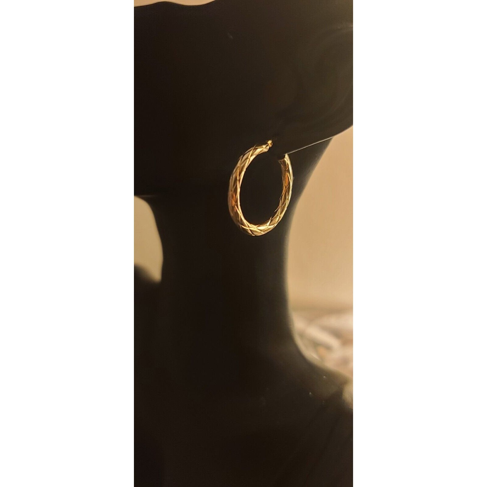 Real 18K Saudi Gold Hoop Earrings - Etsy Real 18K Saudi Gold Hoop Earrings - Etsy