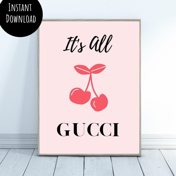 Gucci Wall Decor Etsy