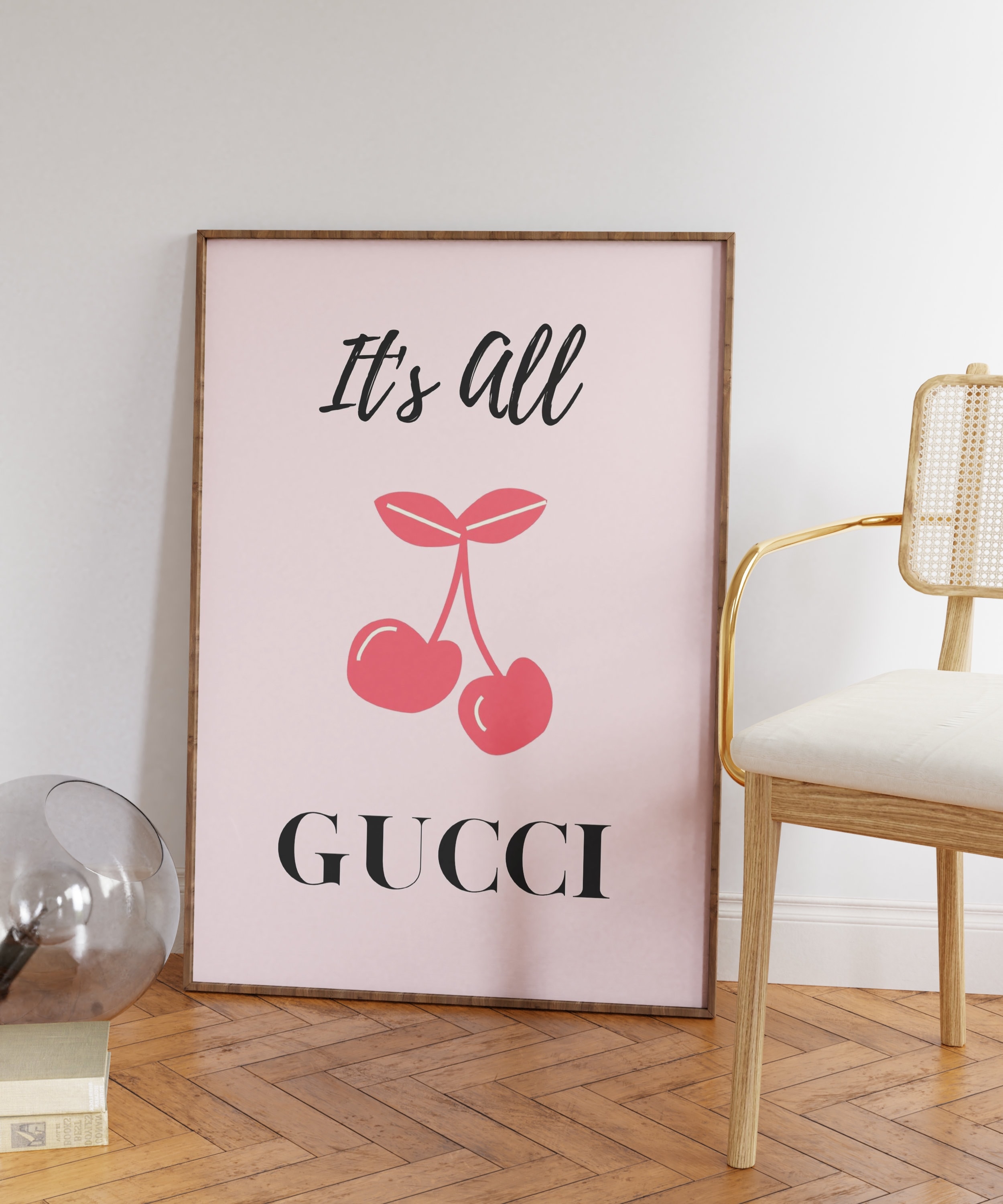  Gucci Store Fashion Poster, Fashion Photography Wall Art, Gucci  Black and White Print - 16 x 20: Posters & Prints