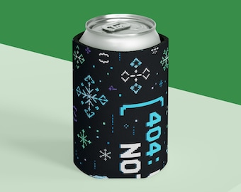 404 Bevanda calda non trovata Porta lattine termico, regalo divertente per programmatori, custodia per lattine