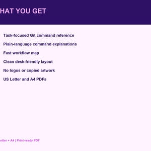 Git Bisect and Debugging Cheat Sheet, GitHub Developer Reference, Printable Coding Commands PDF image 2