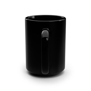 Data Engineer Mug, SQL Developer Coffee Cup, Retro Tech Badge, 15 oz Black Mug image 3