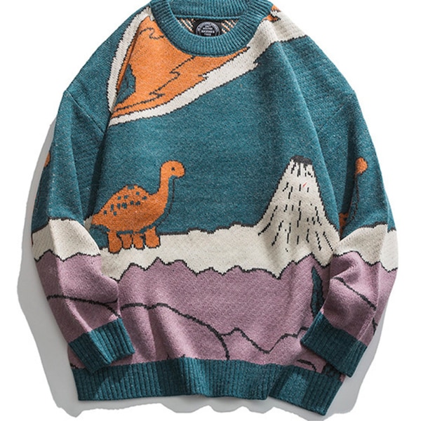 Dinosaur Sweater Etsy