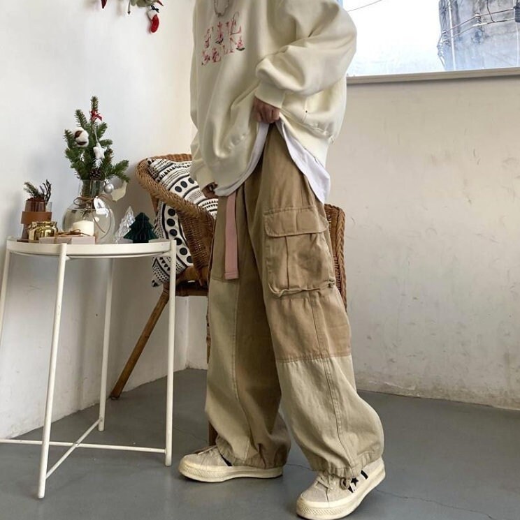 mens baggy khaki pants
