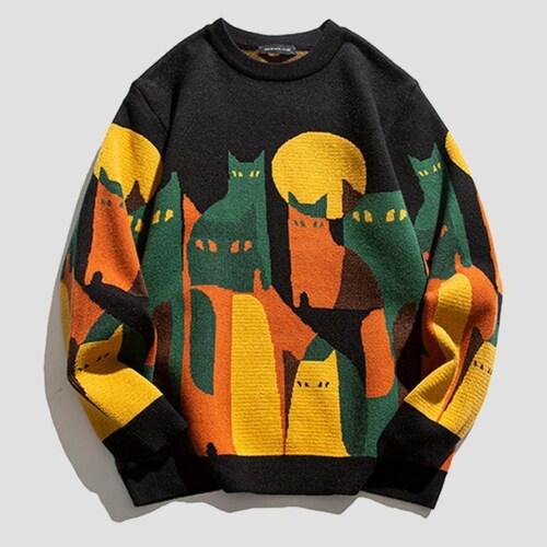 Vintage Van Gogh Sweater Multiple Colors HIGH QUALITY - Etsy