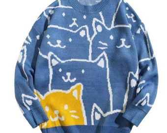 cat sweater etsy
