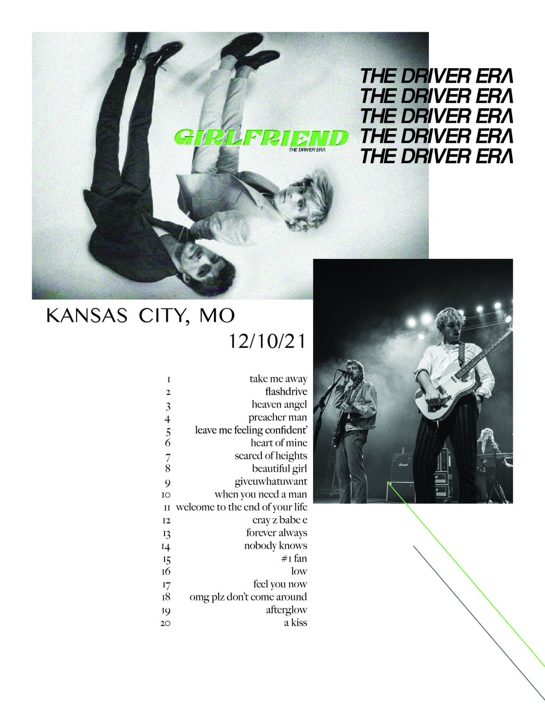 The Driver Era Girlfriend Tour Poster - Etsy