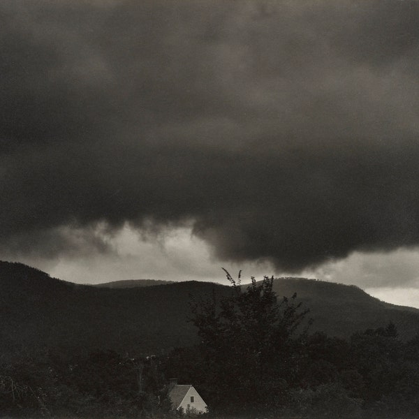 Music: A Sequence of Ten Cloud Photographs, No. 1 | Vintage black and white photography | Nature, outdoors, farm, clouds