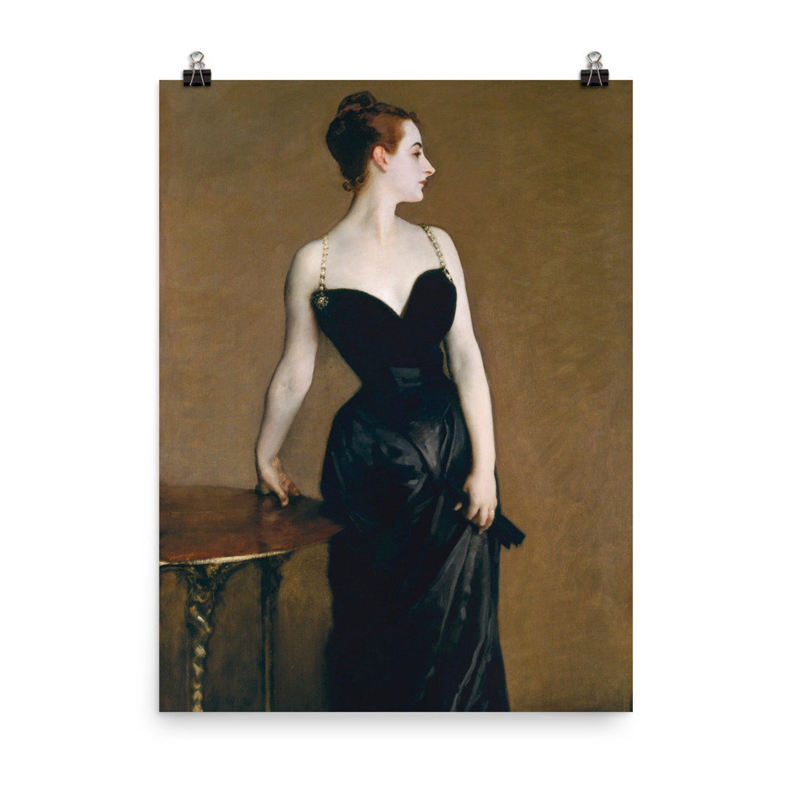 Madame X Vintage Art Deco-style Painting Art Nouveau - Etsy