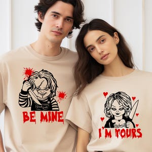 Valentine Horror Couple Shirt , Valentine Horror Movie Shirt, Killer Valentine Shirt