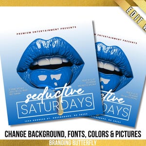 DIY Club Flyer Template,Editable Canva Template, Social Media Flyer, R&B Hip Hop Night Party Invite Flyer, Urban Event Flyer Bars / Club