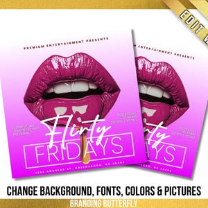 DIY Club Flyer Template,Editable Canva Template, Social Media Flyer, R&B Hip Hop Night Party Invite Flyer, Urban Event Flyer Bars / Club