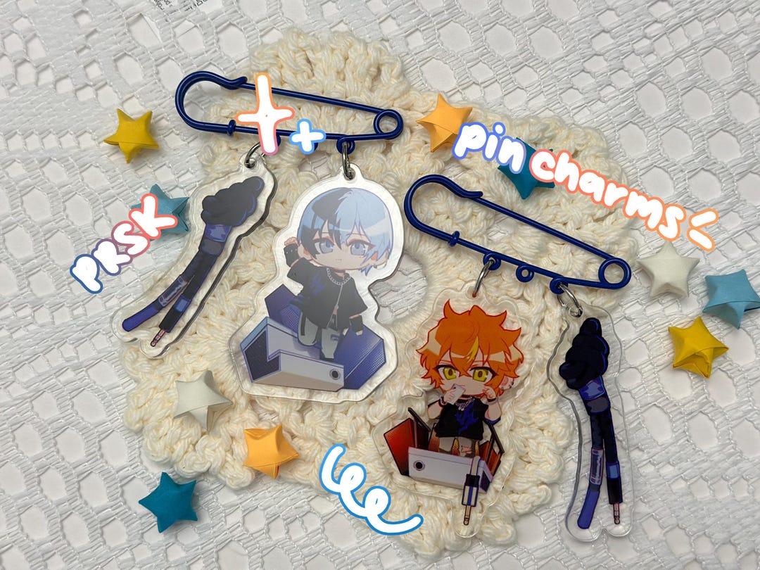 Proyecto Sekai Toya x Akito Pin Charms - Por MUI - Etsy México