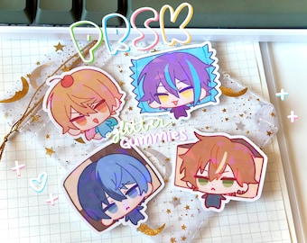Project Sekai Mini Gummy Glitter Stickers