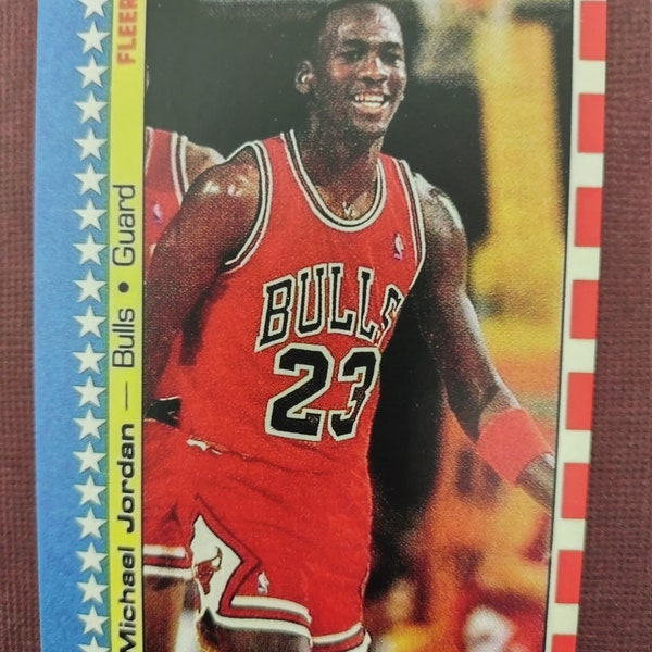 michael jordan sticker card value