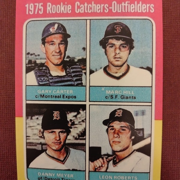 Gary Carter Baseball Card 1975 "Novelty Rookie Card" **FREE SHIPPING**