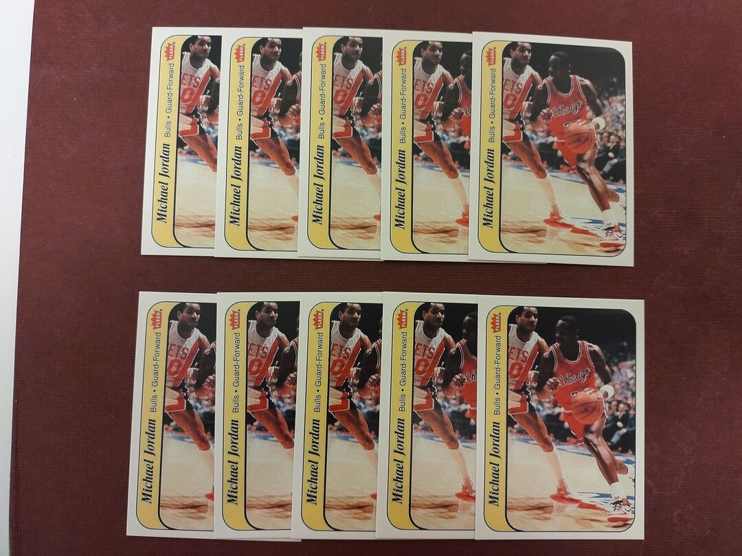 michael jordan 86 fleer card