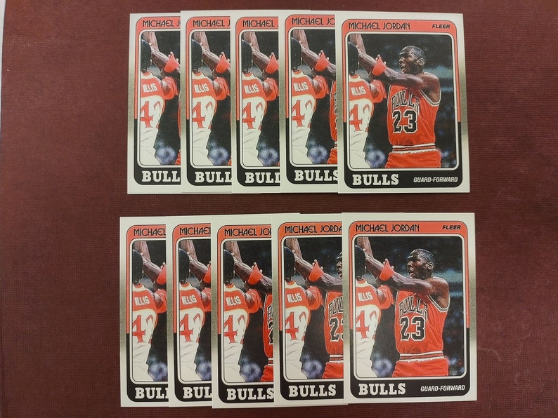 1988 fleer michael jordan card