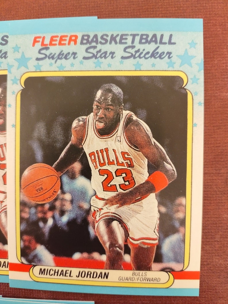 1988 fleer michael jordan reprint