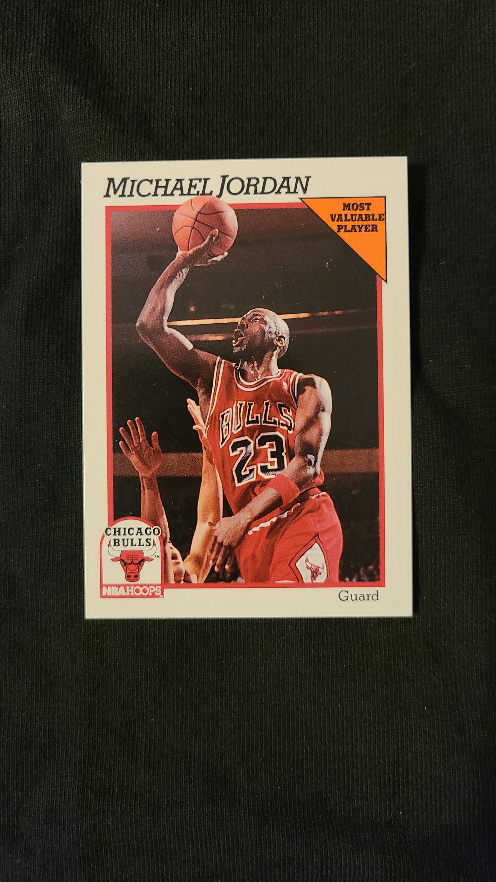 Michael Jordan NBA Hoop MVP Card - Etsy