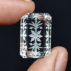 Natural Crystal Gemstone, Beautiful Handcarving, Fancy Stone, 18.65 Ct. Use For Jewellery Making, Pendant Stone, Loose Gemstone. #Sh436