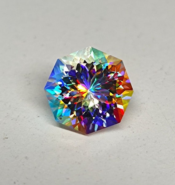 魔法のミスティックトパーズ宝石、ファンタジーカットストーン、10