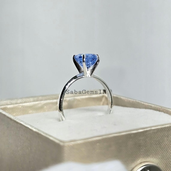 Synthetic Spinel Ring, Fantasy Cut Spinel, Octagon Shape