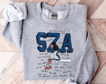 Retro SZA Sweatshirt, Sza Shirt, Sza Sos Tour Shirt, Sza Sos Album Shirt, Gift for Sza Fans, SZA Good Days Classic Retro Sweatshirt