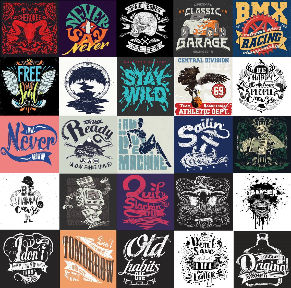 Editable Tshirt Design Bundle Print on Demand Shirt Designs | Etsy